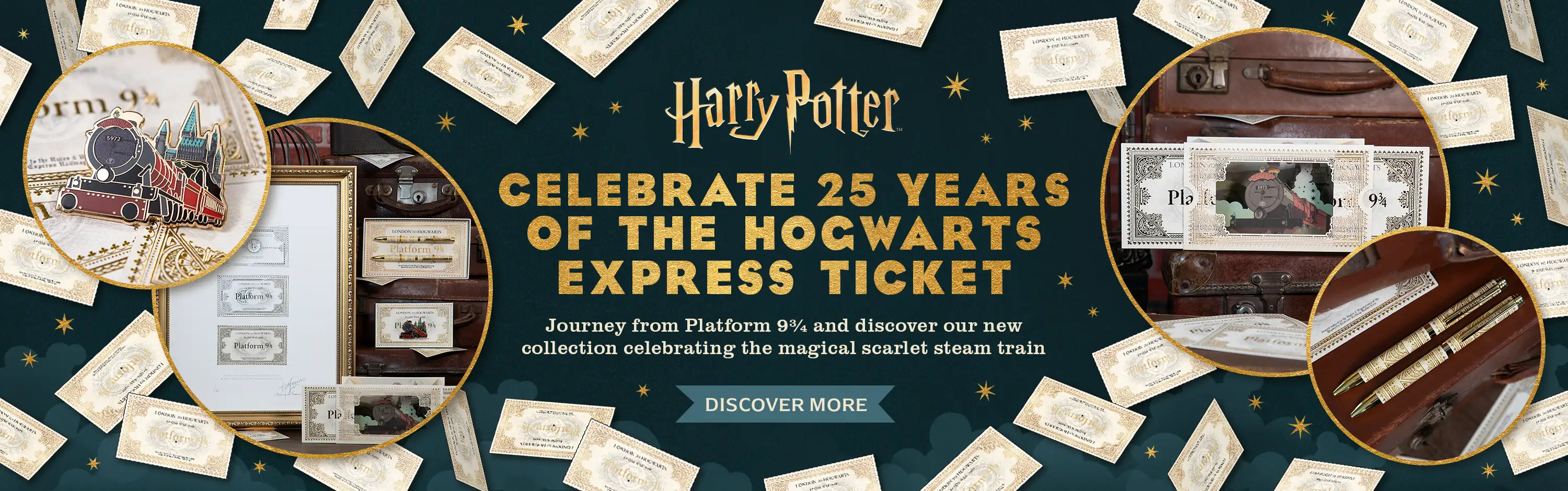Harry Potter - Expecto Patronum! Collect all eight mystery postcard designs and a new limited edition art print celebrating the spellbinding magic of the Harry Potter film series.