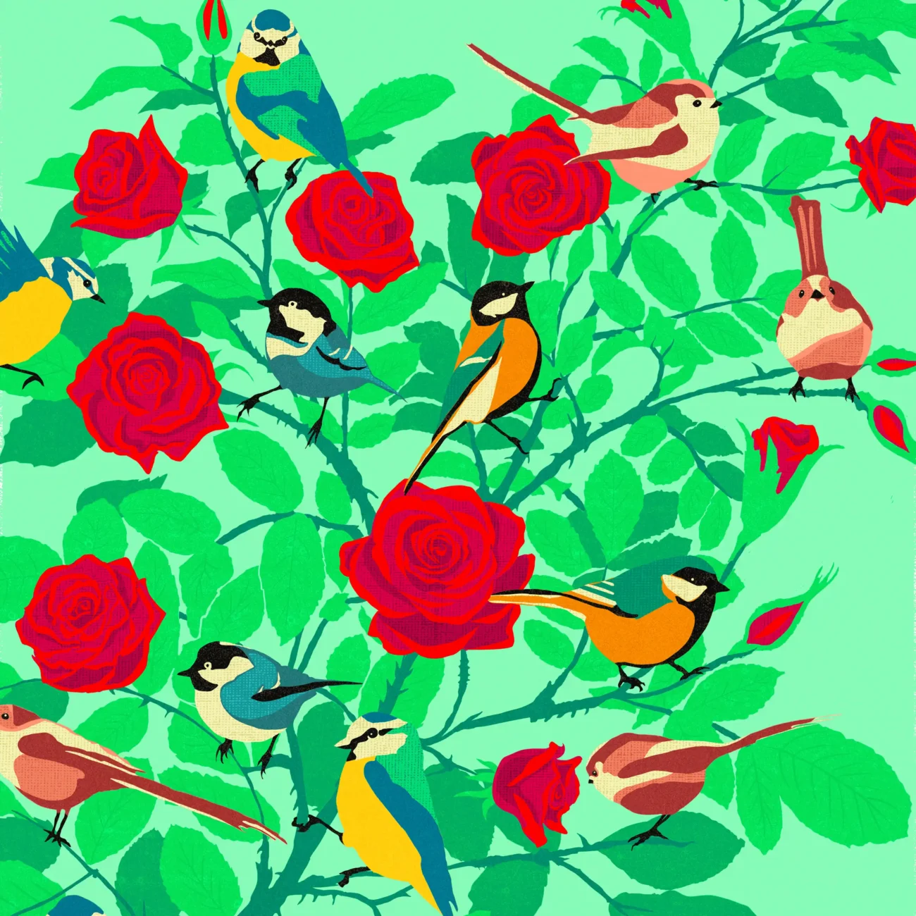 A Dissimulation of Tits limited edition art print from the MinaLima Menagerie series (zoomed-in view)