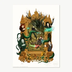 'Let's Finish This The Way We Started It. Together!' MinaLima Magical Moments limited edition art print from Harry Potter and the Deathly Hallows Part 2