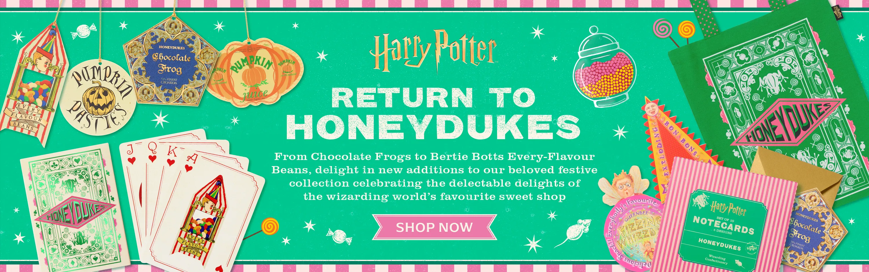 Harry Potter - Expecto Patronum! Collect all eight mystery postcard designs and a new limited edition art print celebrating the spellbinding magic of the Harry Potter film series.