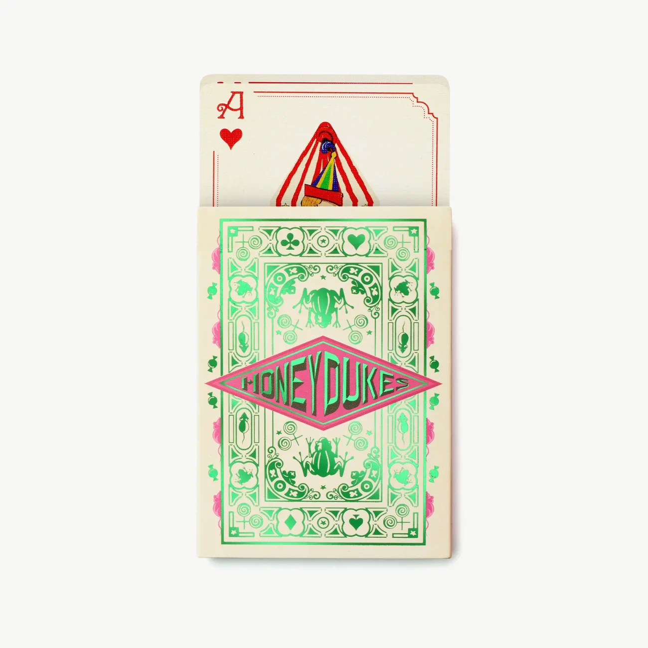 Honeydukes 'Wizarding Confectionery' Harry Potter playing cards (shown in packaging)