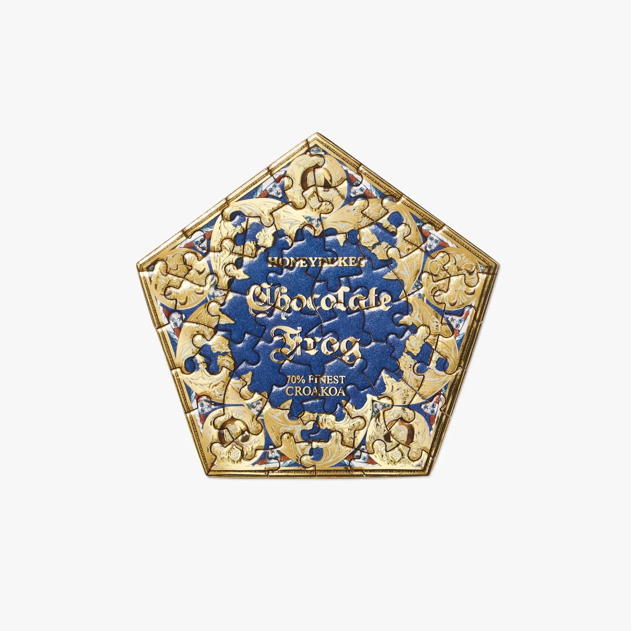 Honeydukes Chocolate Frog double-sided 50-piece Harry Potter jigsaw puzzle (constructed puzzle with Chocolate Frog packaging design side up)