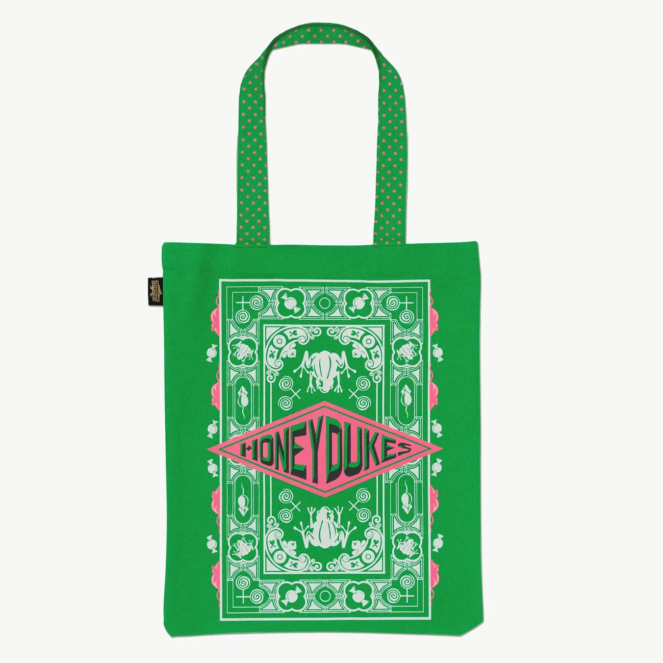 Honeydukes Harry Potter green tote bag