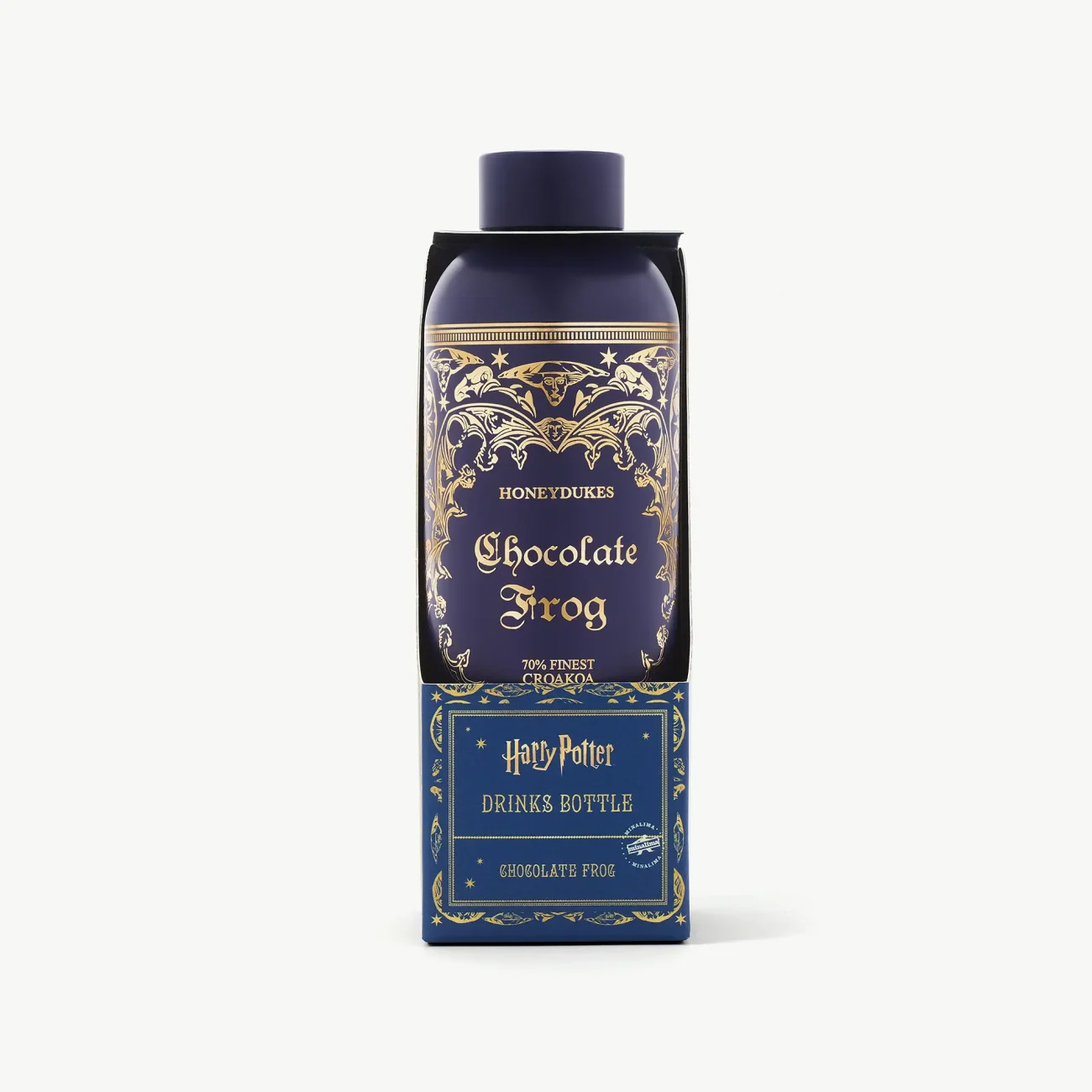 Honeydukes Chocolate Frog '70% Finest Croakoa' Harry Potter drinks bottle (view in packaging)