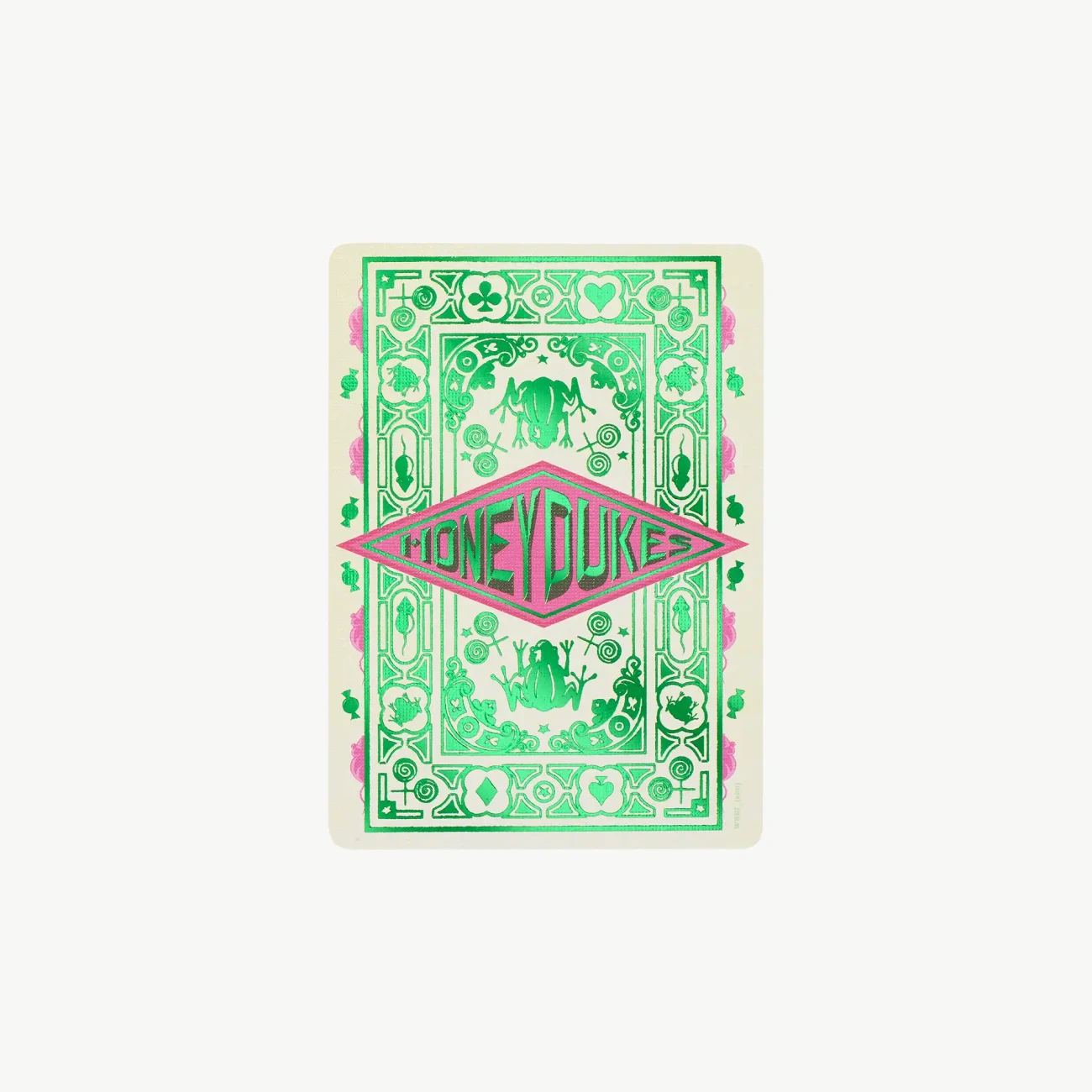 Honeydukes 'Wizarding Confectionery' Harry Potter playing cards (shown in packaging)