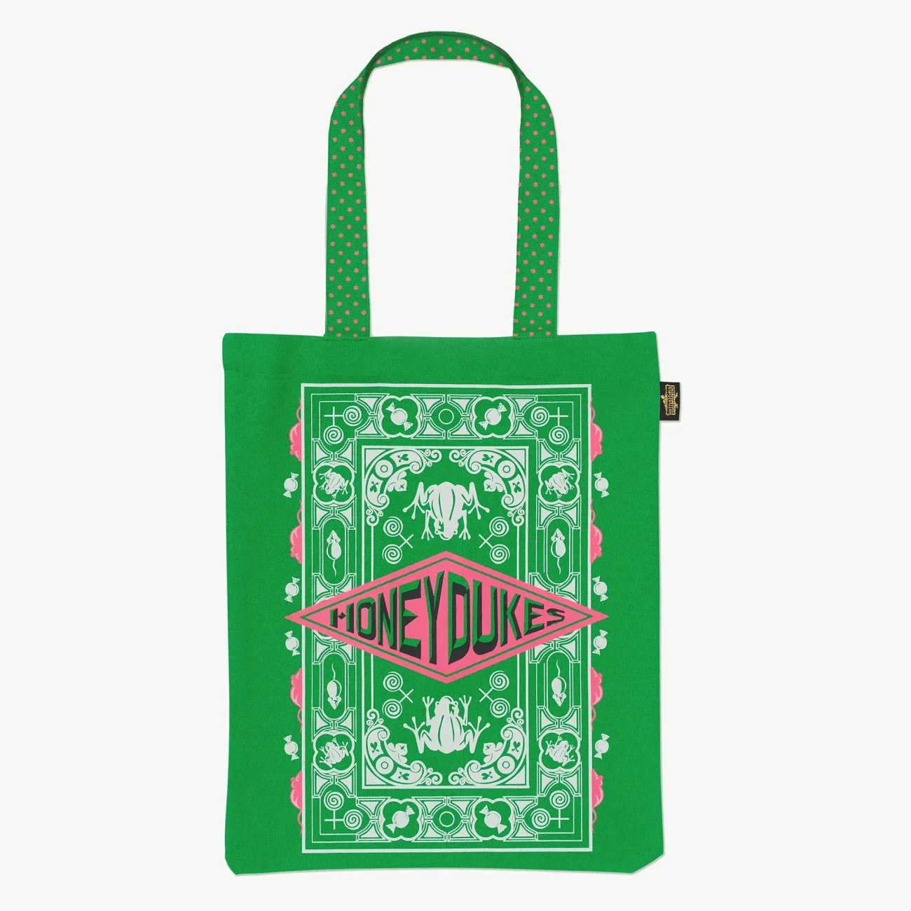 Honeydukes Harry Potter green tote bag