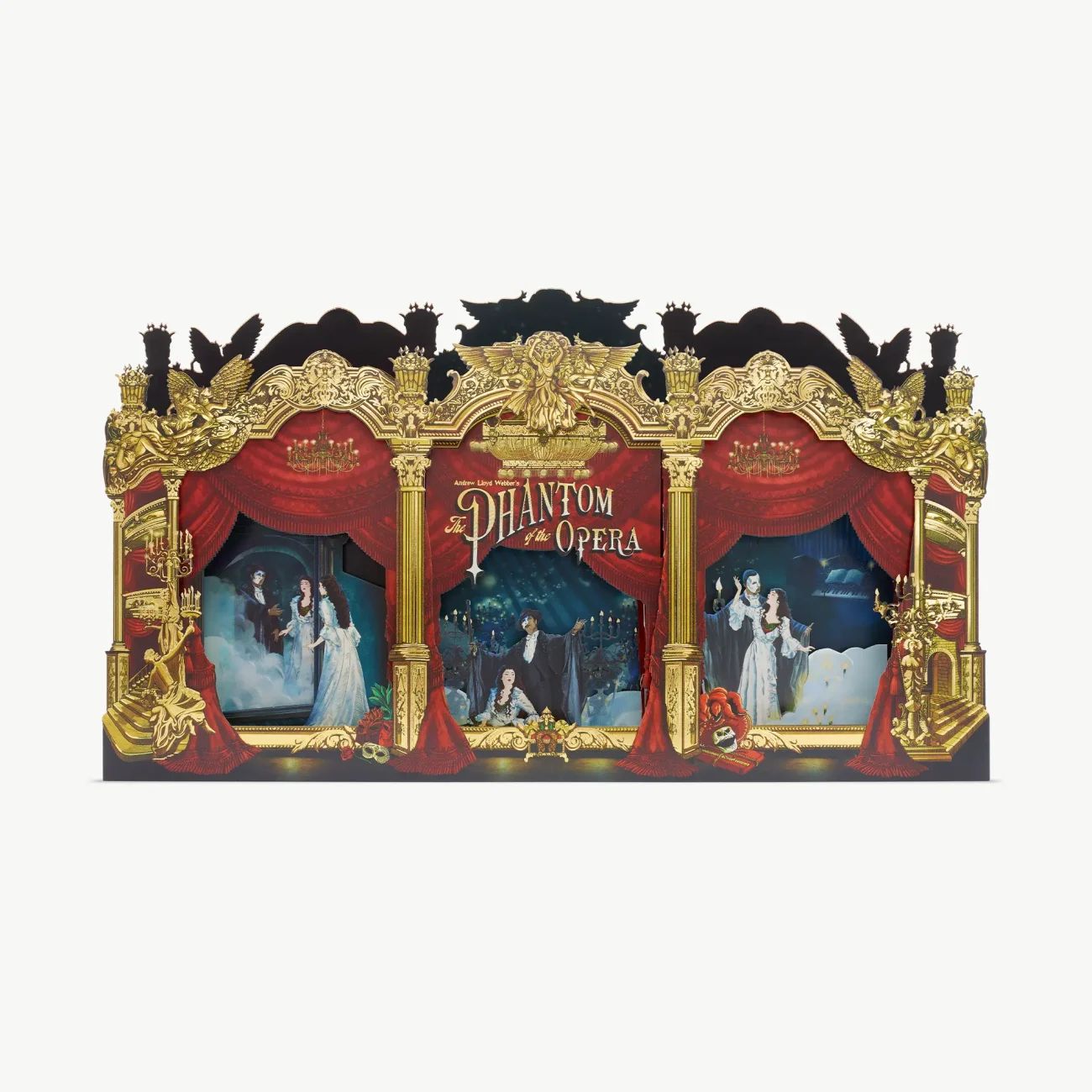 Andrew Lloyd Webber's 'Phantom of the Opera' collectable 3D diorama.