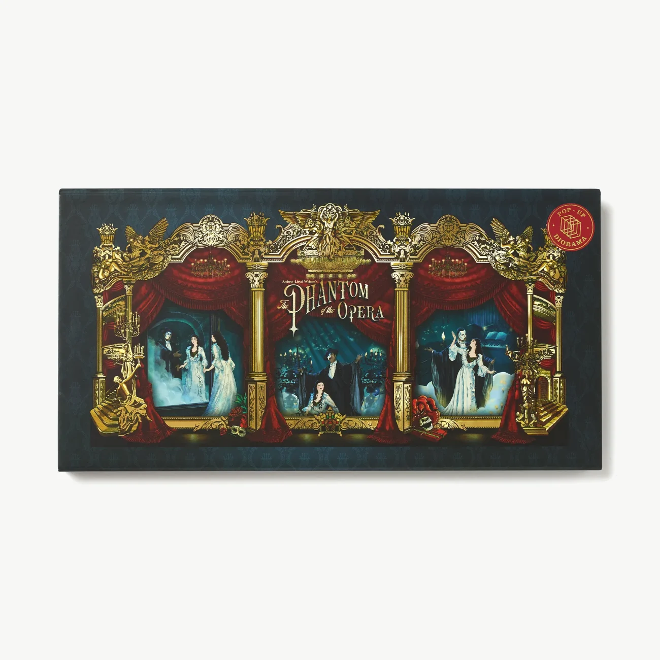 Andrew Lloyd Webber's 'Phantom of the Opera' collectable 3D pop-up diorama in presentation box.