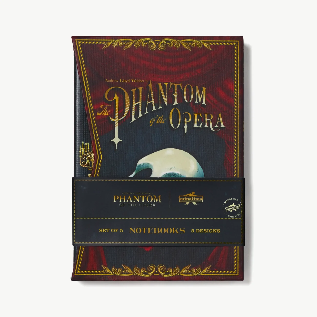 Andrew Lloyd Webber's 'Phantom of the Opera' set of 5 notebooks