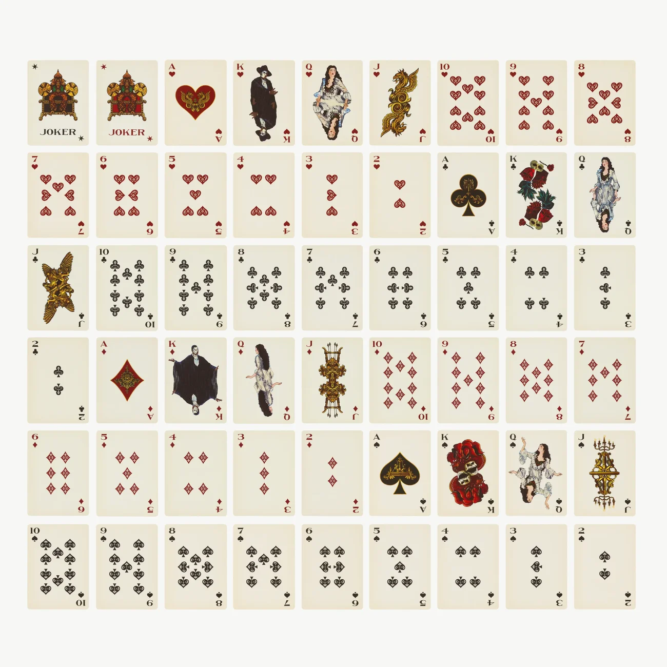 Andrew Lloyd Webber's 'Phantom of the Opera' playing cards (all designs shown)